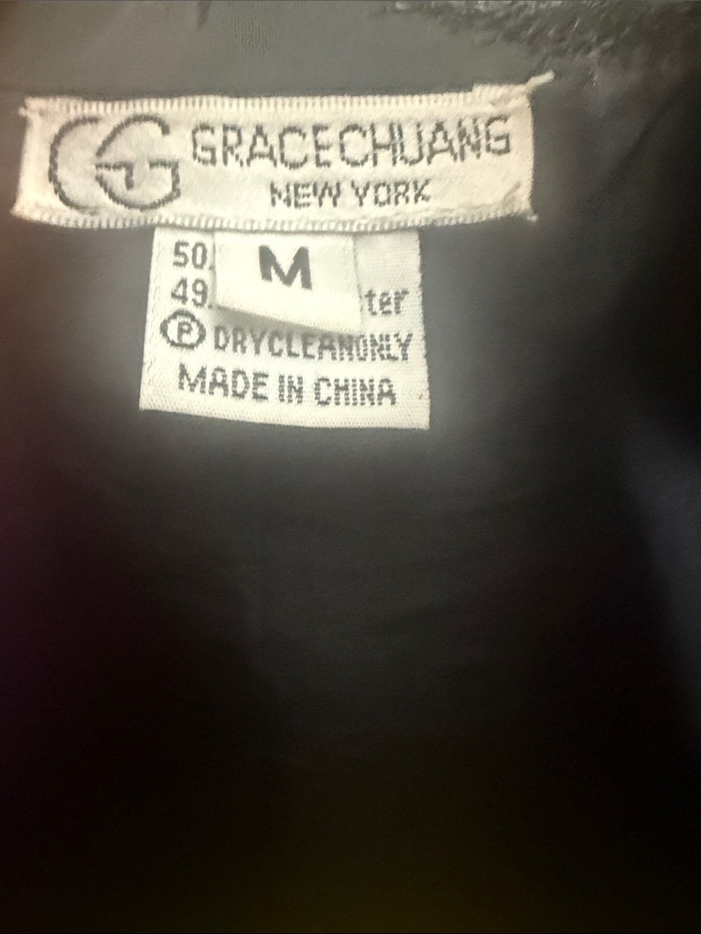 Grace Chuang Open Blazer Size M - Picture 2 of 6